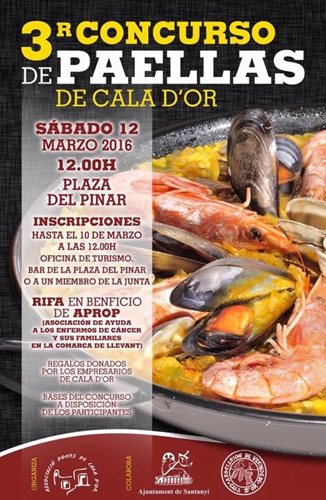 3er concurso de paella en Cala d´Or / Mallorca 2016